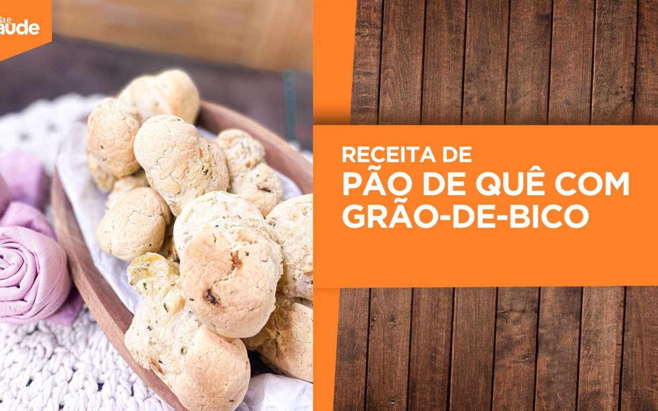 Receita: Pão de quê com grão-de-bico