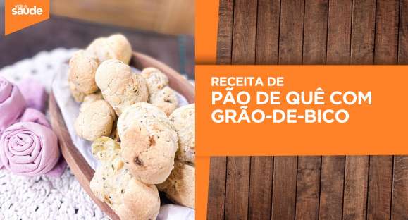 Receita: Pão de quê com grão-de-bico