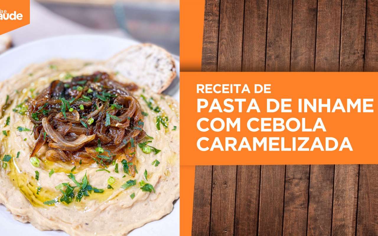 Receita: Pasta de inhame com cebola caramelizada