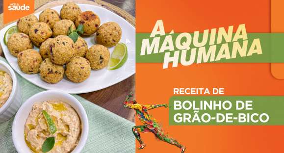 Receita: Bolinho de grão-de-bico