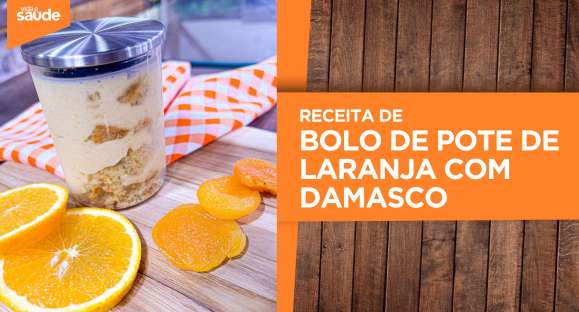 Receita: Bolo de pote de laranja com damasco