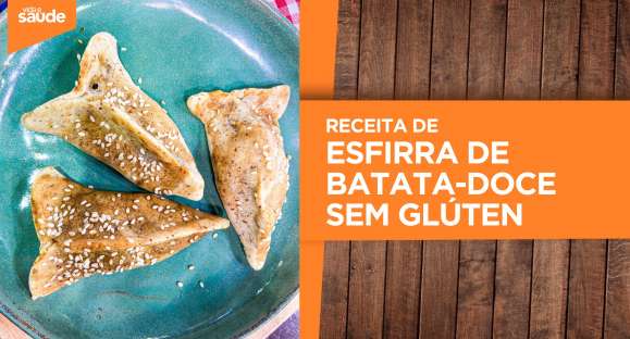 Receita: Esfirra de batata-doce sem glúten