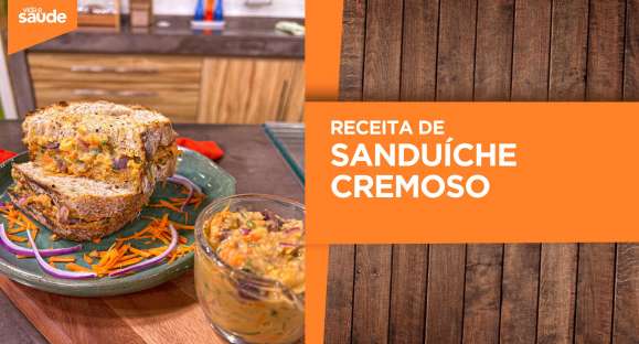 Receita: Sanduíche cremoso