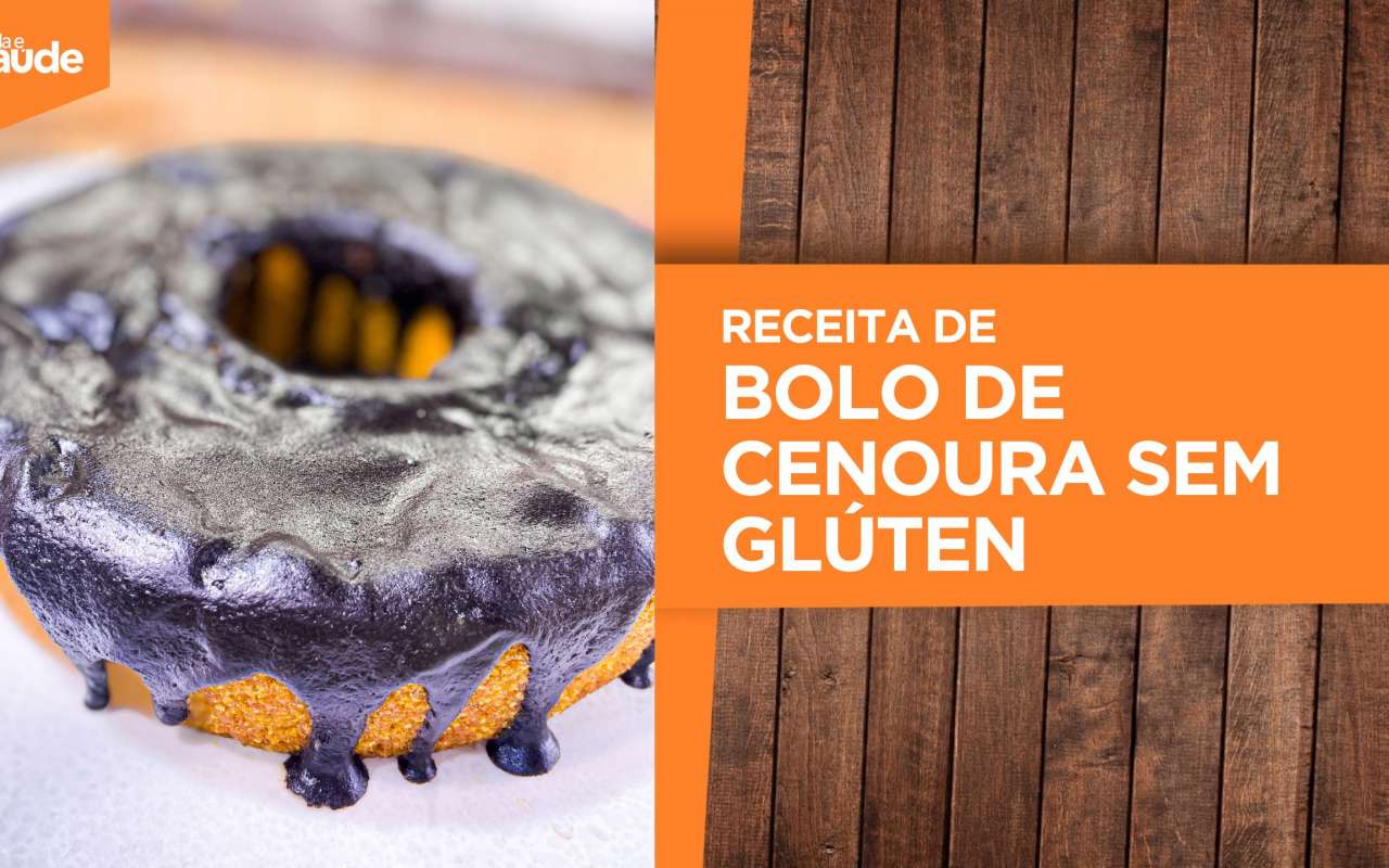 Receita: Bolo de cenoura sem glúten