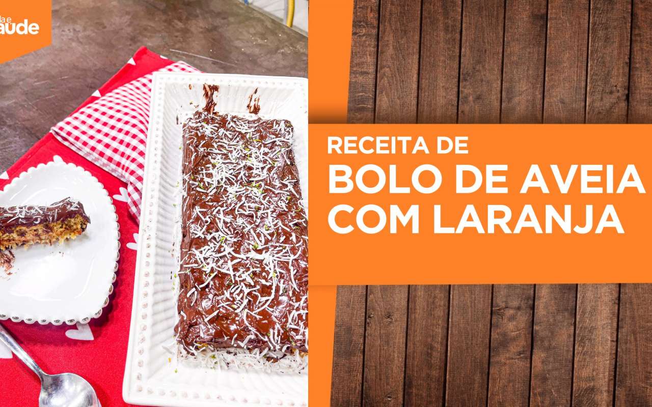 Receita: Bolo de aveia com laranja