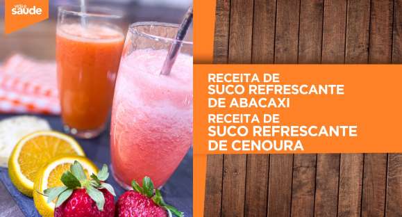 Receita: Sucos refrescantes