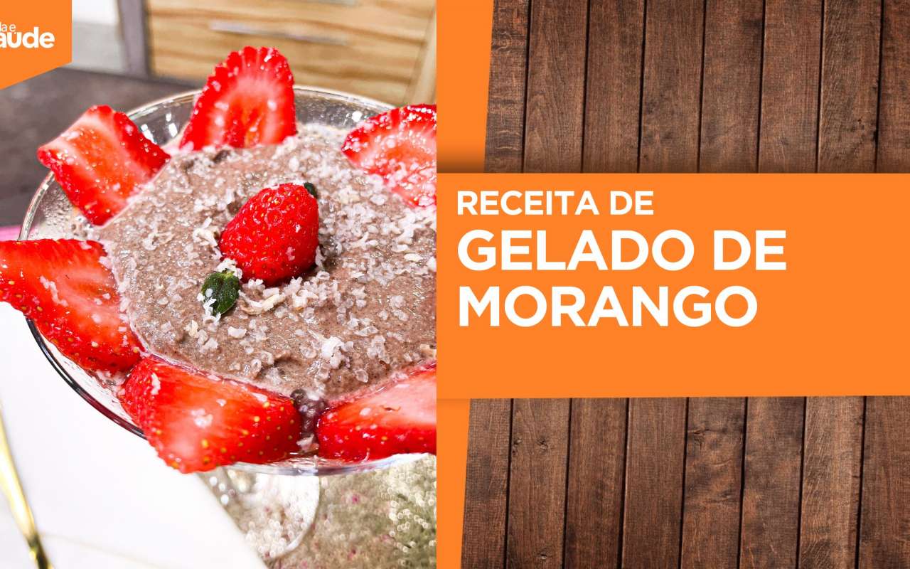 Receita: Gelado de morango