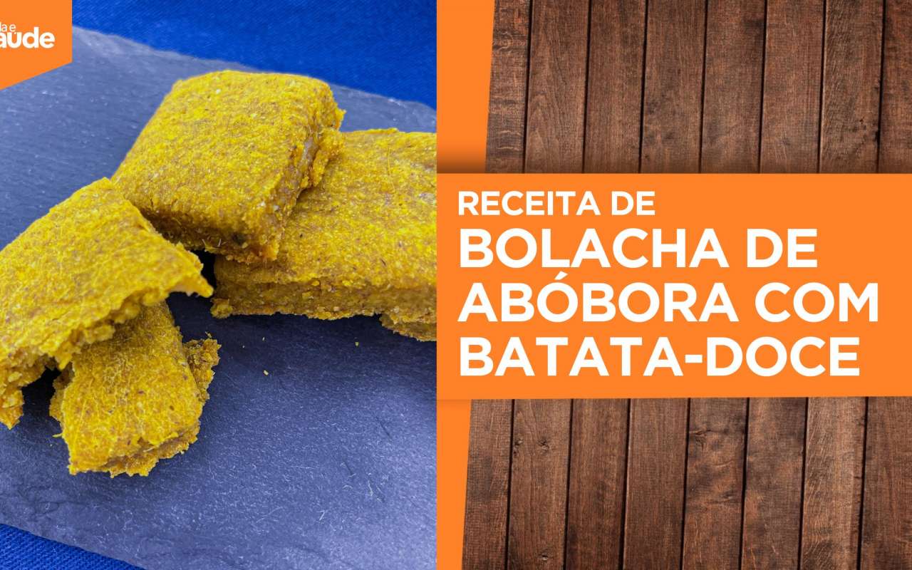 Receita: Bolacha de abóbora com batata-doce