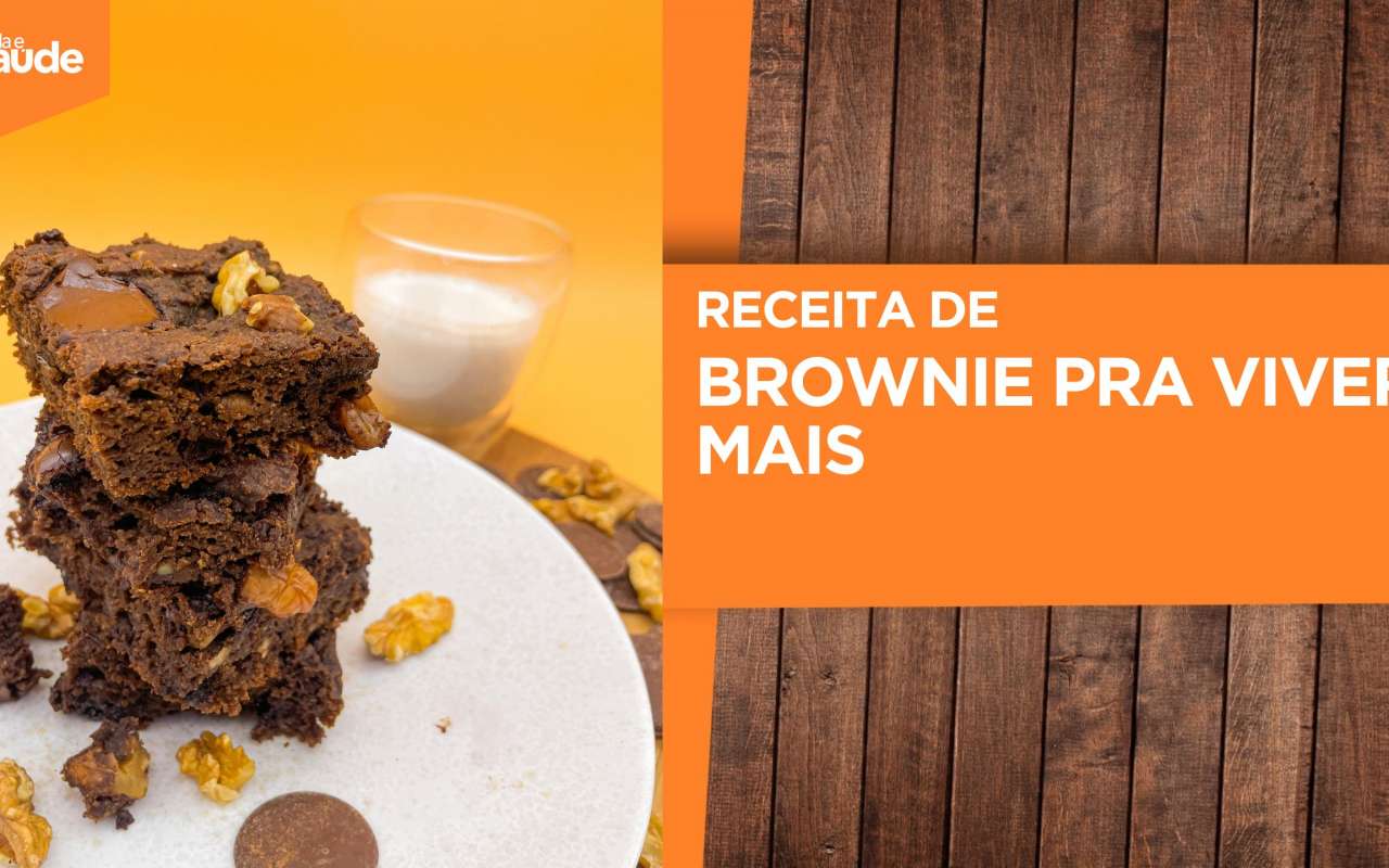 Receita: Brownie para viver mais