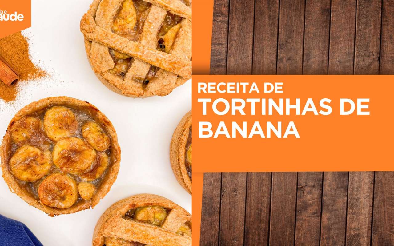 Receita: Tortinhas de banana